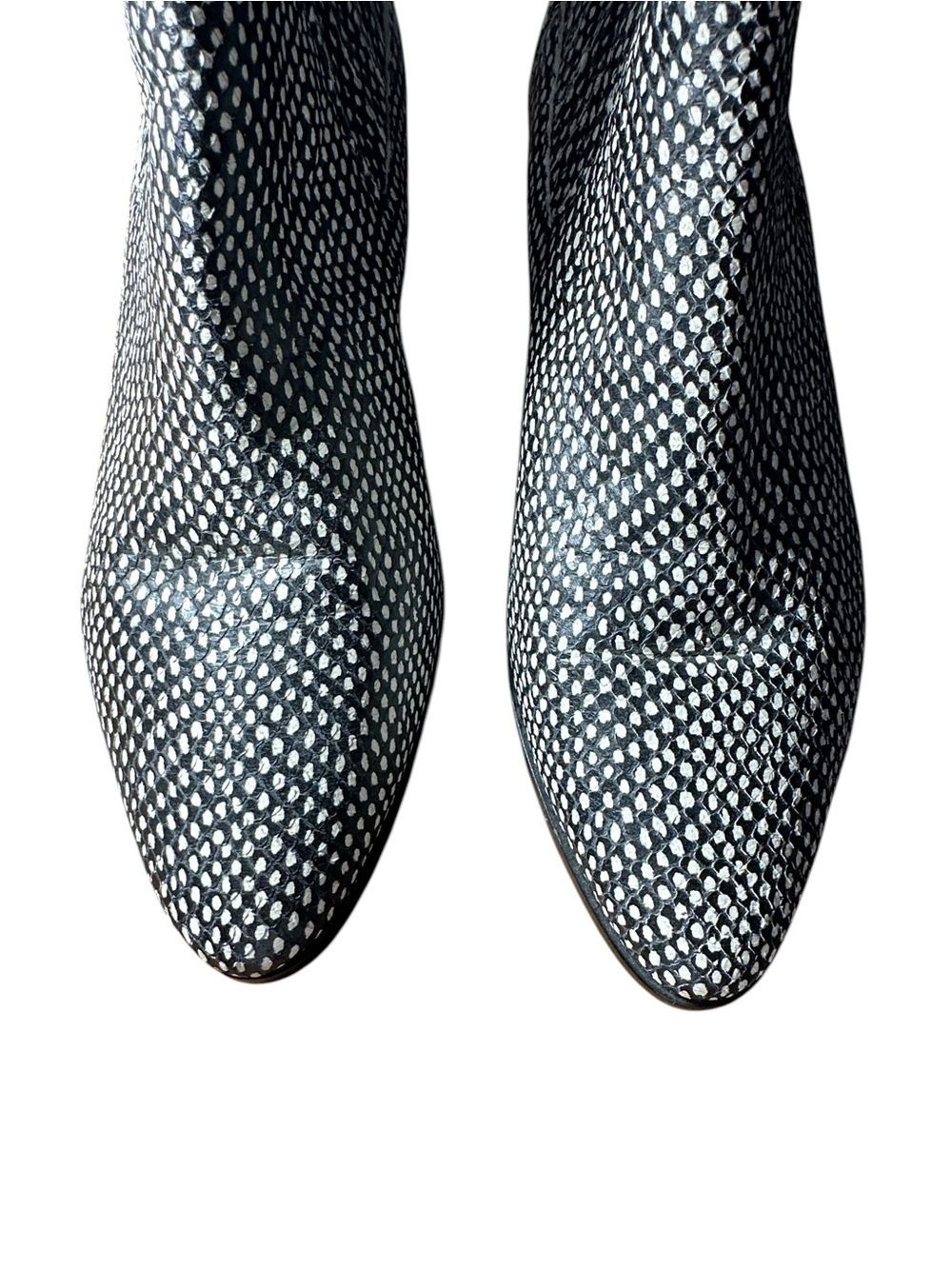 rag & bone Women’s Rover Chelsea Ankle Boots snakeskin embossed leather Size 39 - Picture 4 of 9
